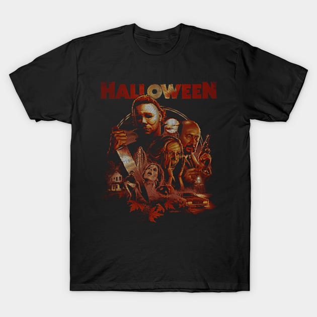 Retro Halloween Movie T-Shirt by Jogja Istimewa
